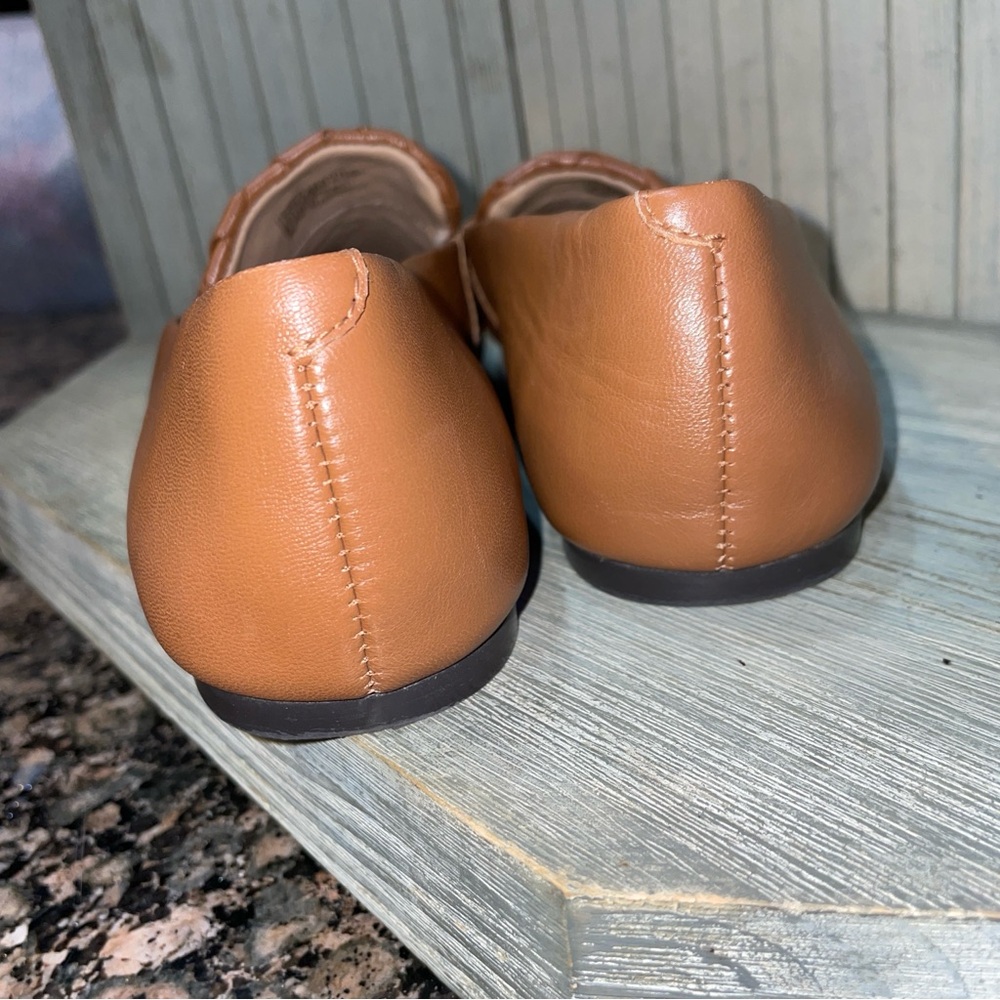 Banana Republic Brown Woven Leather Loafers 7M - Picture 5 of 9